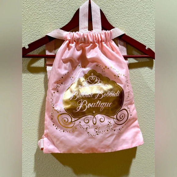 Disney Other - DISNEY PARKS PRINCESS BIBBIDI BOBBIDI BOUTIQUE PINK RUCKSACK BAG.‎ EUC